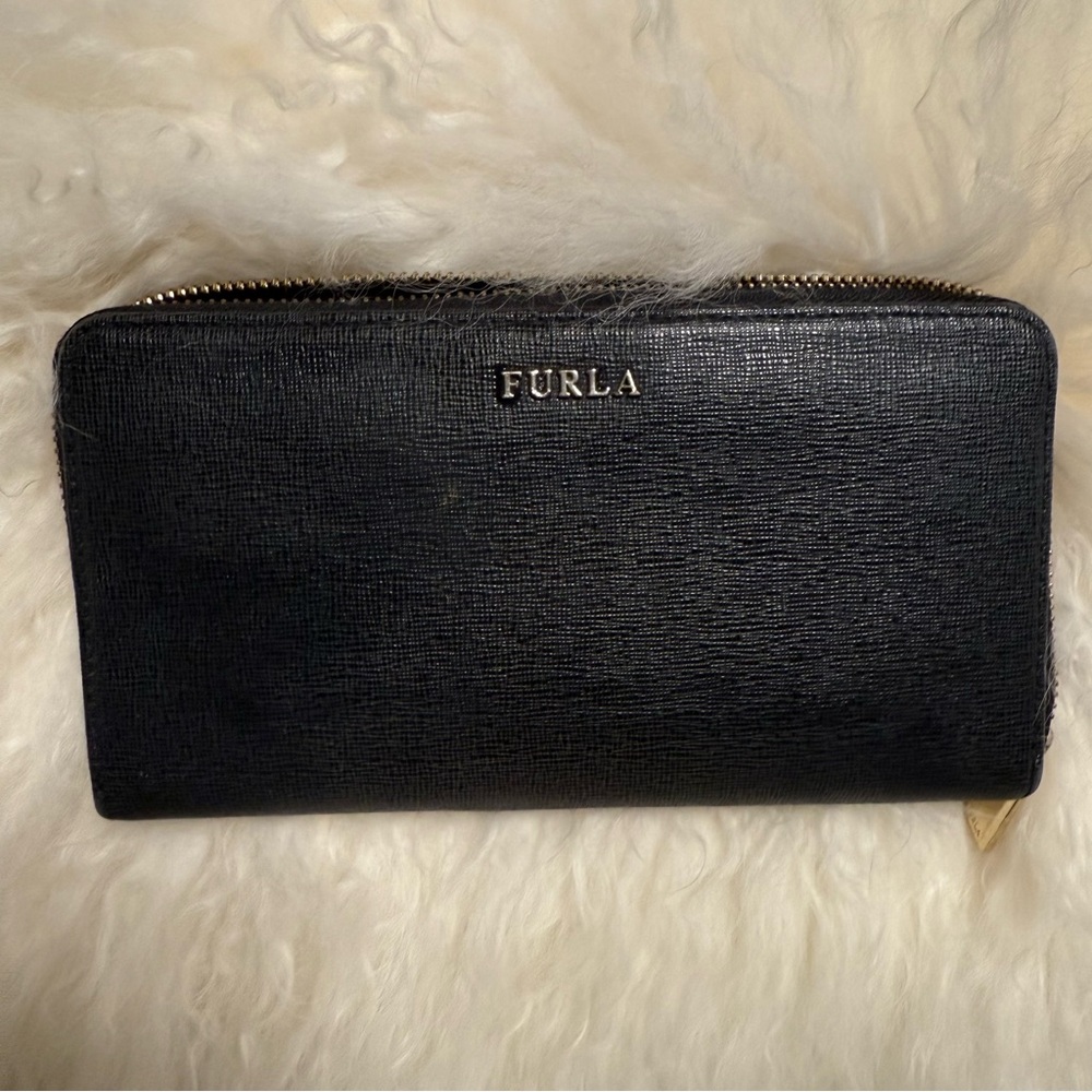 Authentic Furla  Black Wallet